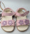 Aspatat Baba Leather Sandals- Pink Floral